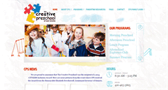 Desktop Screenshot of creativepreschool.ca